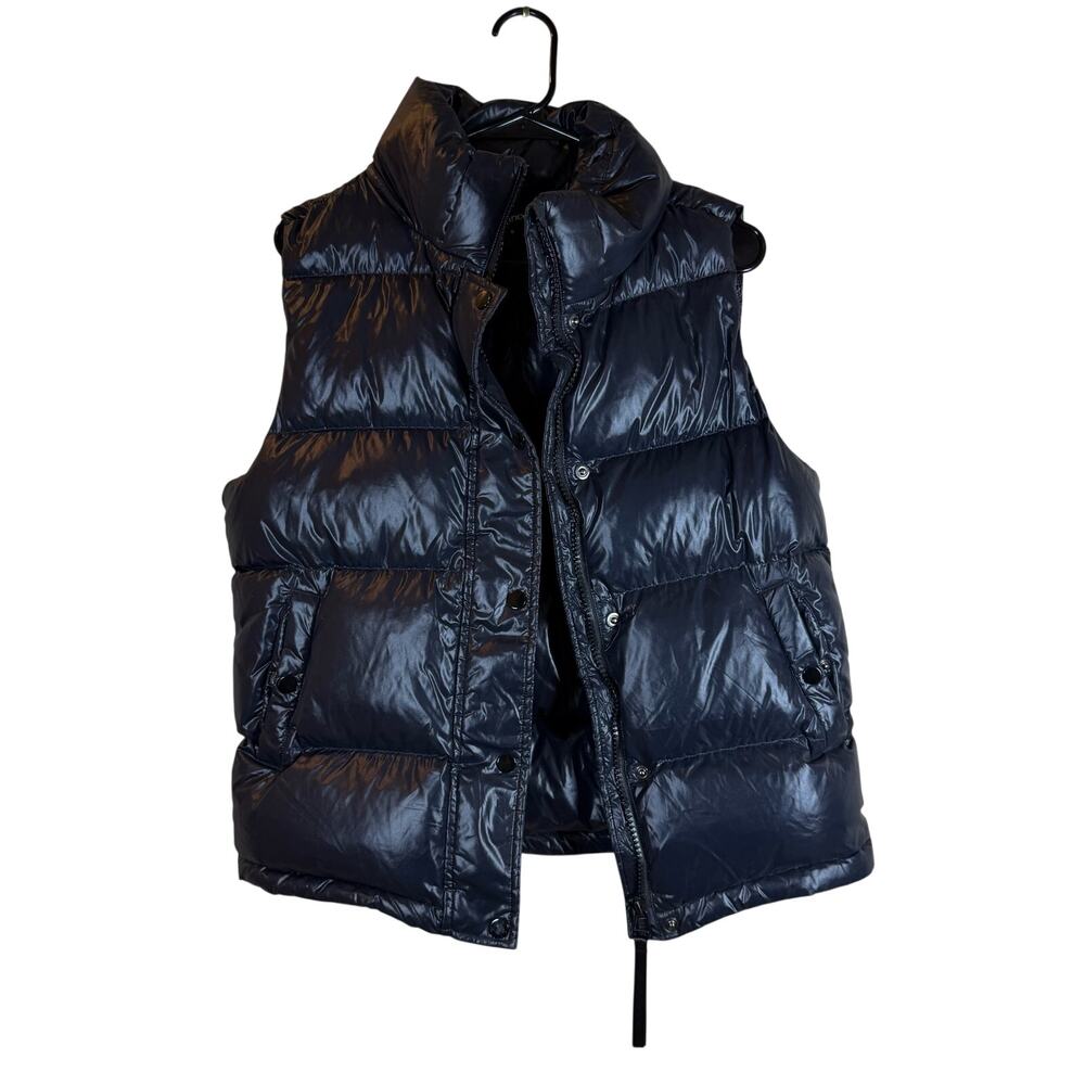 Quince Responsible Down Puffer Vest in Shiny Black sz Small